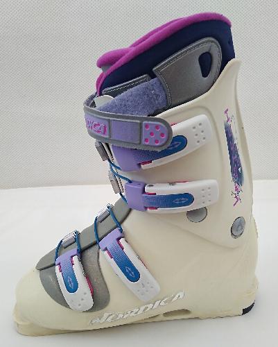 Ski alpin - Chaussures de ski NORDICA blanches & grises pour femme (Taille 25/25.5 = 38/39) - photo 6