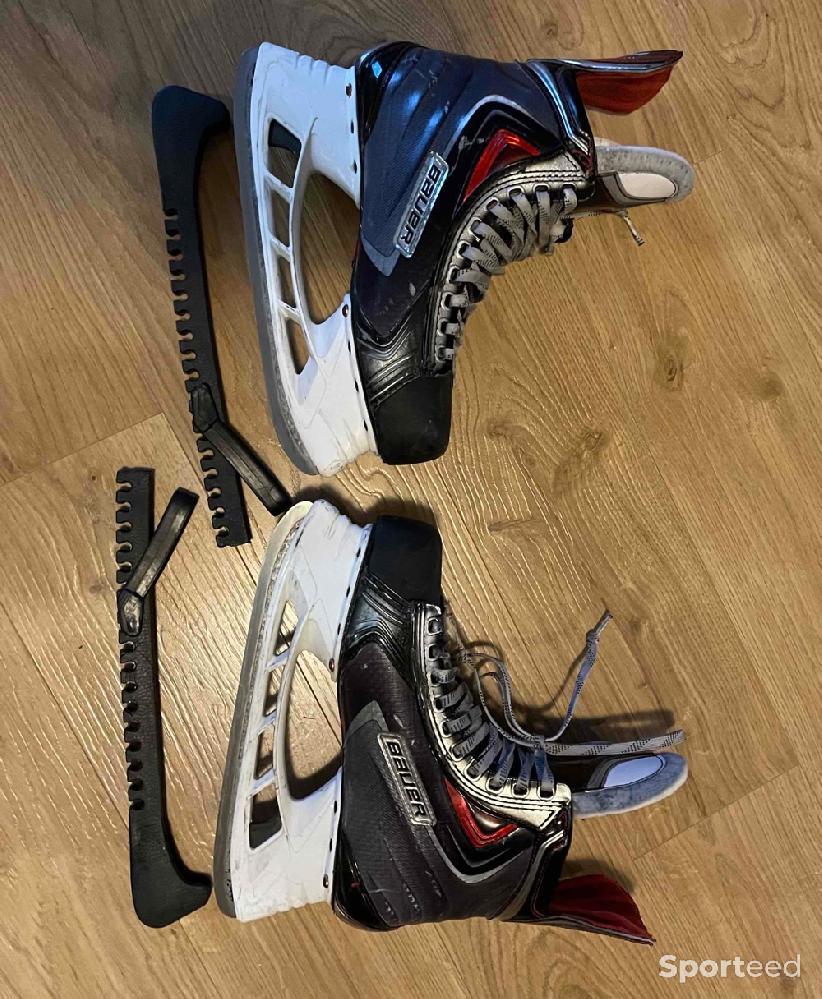 Hockey sur glace - Patins Bauer Apx 2 taille 8,5 largeur D - photo 2