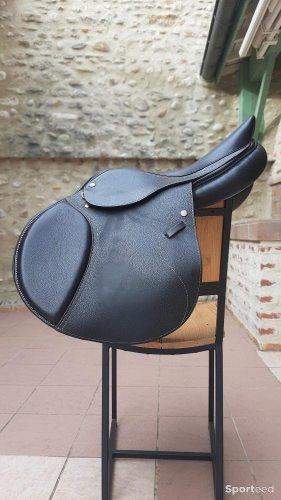 Equitation - Selle Mixte cuir Eric Mondange - photo 1