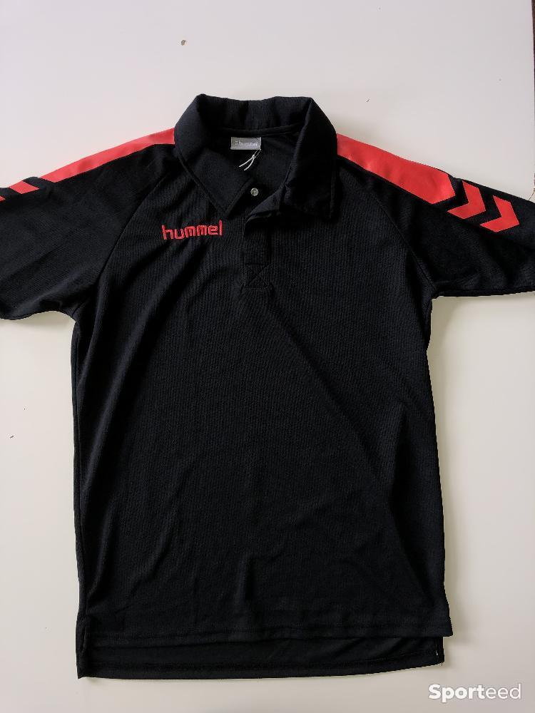 Handball - Polo rouge et noir hummel homme  - photo 1