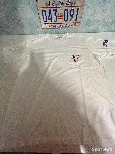 Tennis - Tee-shirt Federer : Collection RForever : blanc-violet - photo 5