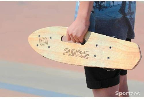 Skateboard / Longboard - Skateboard enfant FUNBEE planche à roulette complet plateau en hêtre, dès 5 ans - photo 5