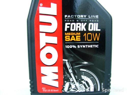 Moto cross - Huile de fourche MOTUL Fork Oil Factory Line 10W 100% synthèse 1L - photo 5