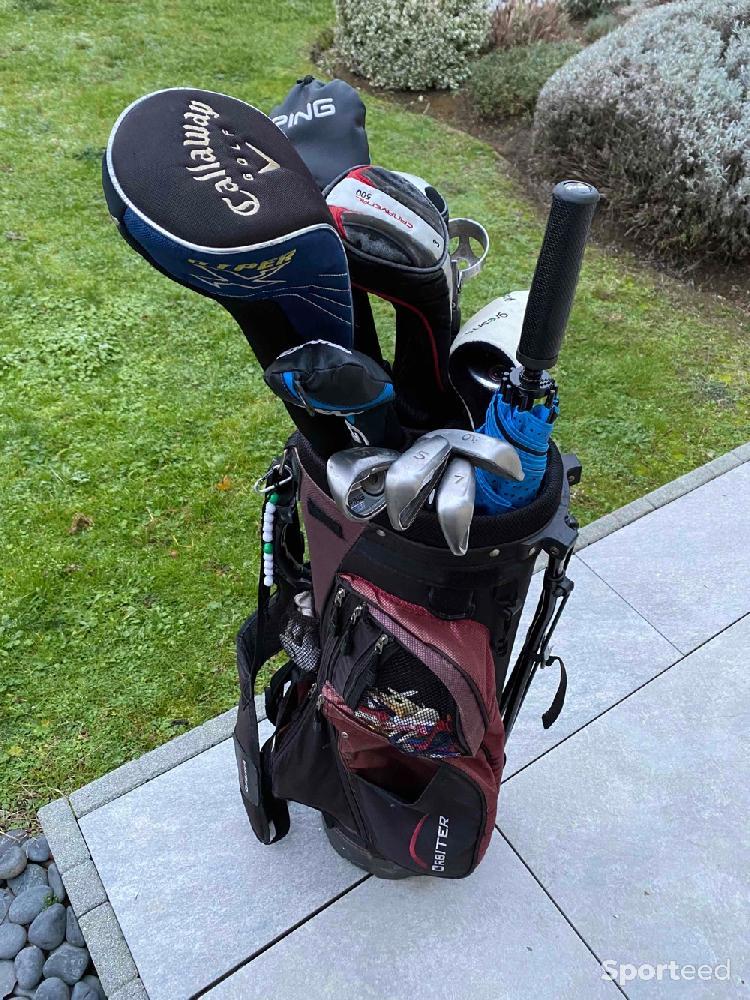 Golf - Sac de golf + clubs + balles - photo 1