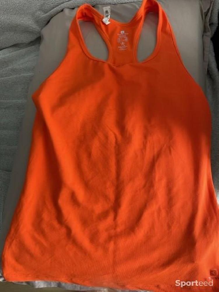 Athlétisme - débardeur femme orange  - photo 1