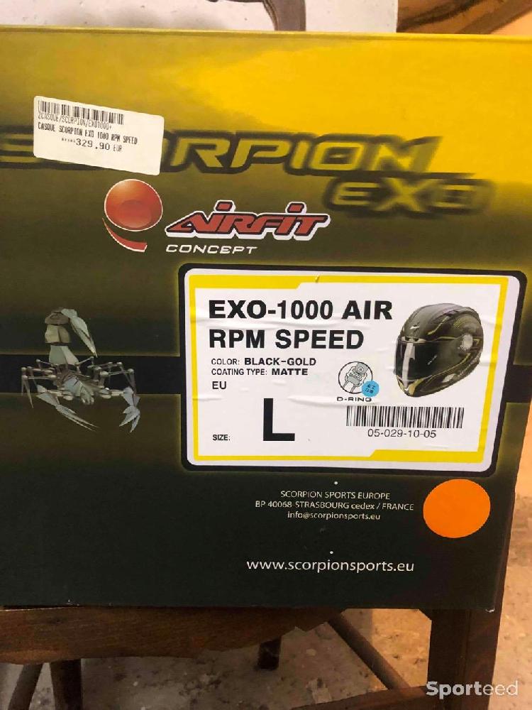 Moto cross - Casque Scorpion exo 1000 air RPM speed - photo 5