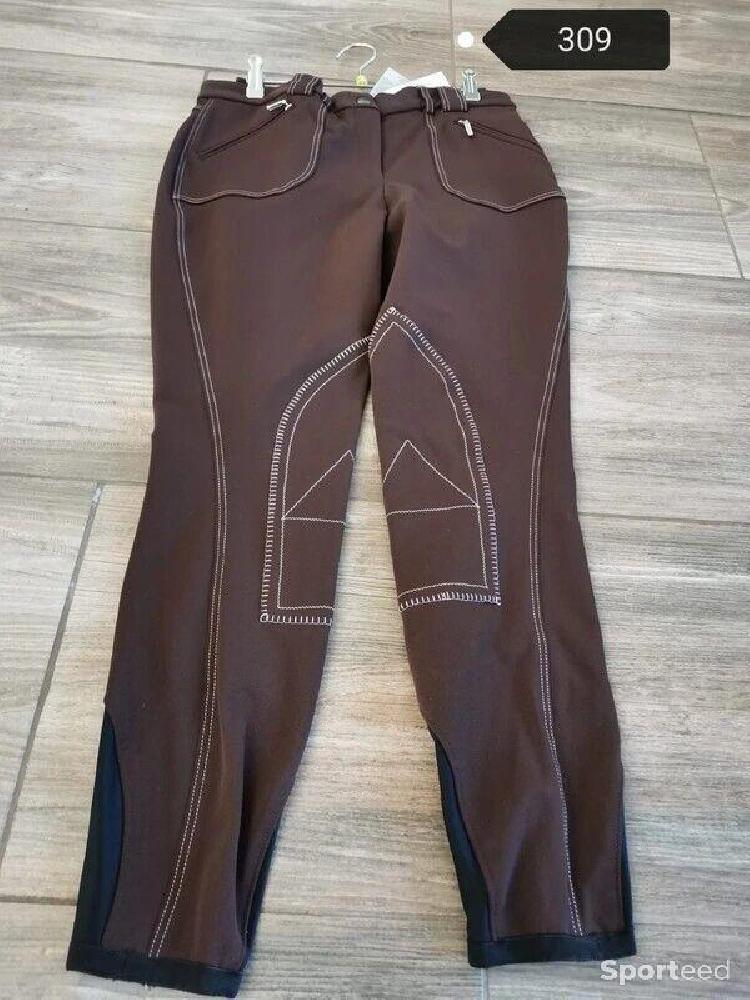 Equitation - Pantalon d'équitation marron Sarm Hippique taille 44 - photo 1