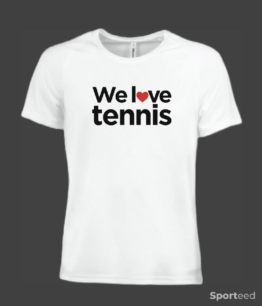 Tennis - T-shirt Technique Blanc We Love Tennis - photo 1