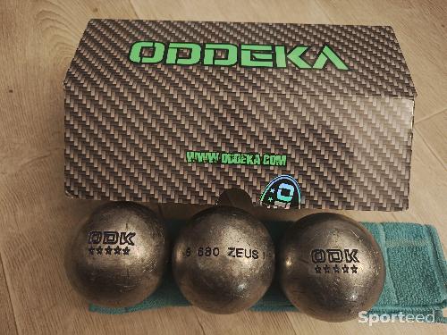 Boule de pétanque oddeka inox 