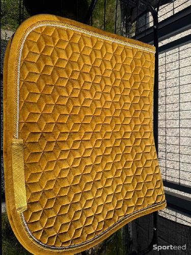 Equitation - Tapis Velvet Jaune Moutarde - Kentucky - photo 6
