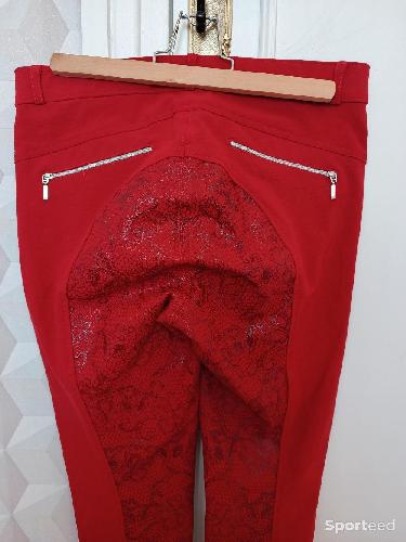 Equitation - Pantalon d'équitation rouge ELT  - photo 6