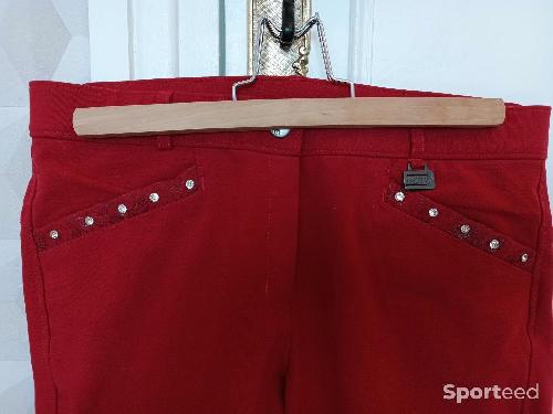 Equitation - Pantalon d'équitation rouge ELT  - photo 6