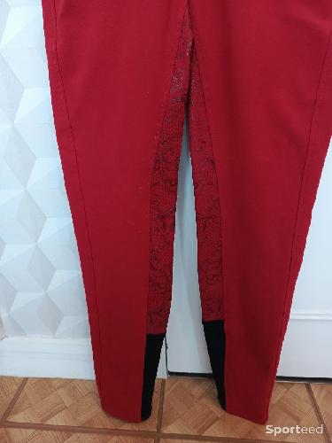 Equitation - Pantalon d'équitation rouge ELT  - photo 6