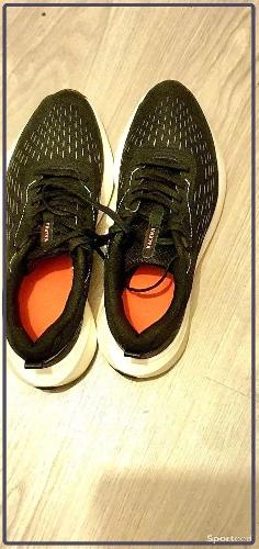 Chaussures de running noir et orange femme taille 40 kalenji domyos