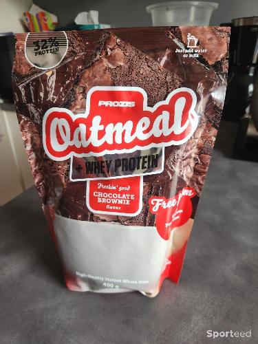 Oatmeal + whey protéine chocolat brownie