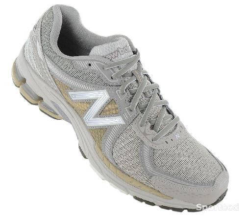 Course à pied route - New Balance 860v2 - Sneakers Grey ML860KS2 - photo 6