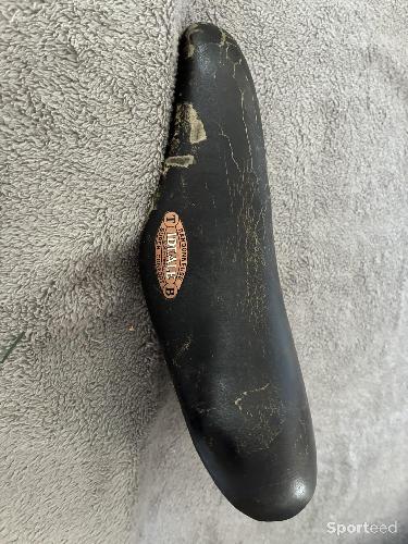Vélo loisir / urbain - Selle vélo vintage Idéale Randonneuse Titane - Fabriqué en France – Cuir – Années 1980 - photo 6