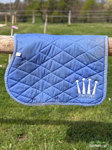 Equitation - Tapis équitation Spooks taille full bleu ciel  - photo 6