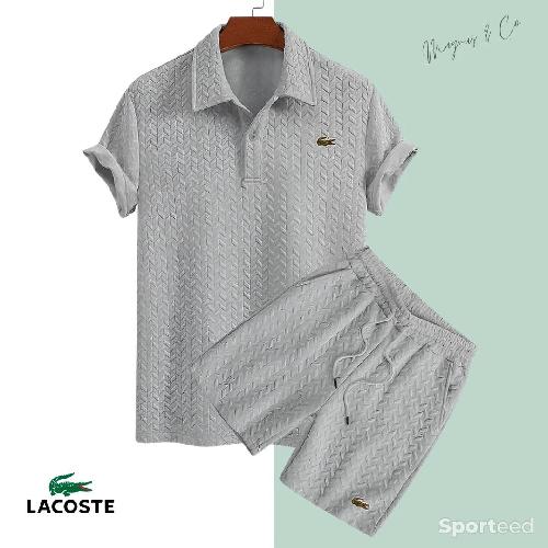 Ensemble Lacoste : Gris