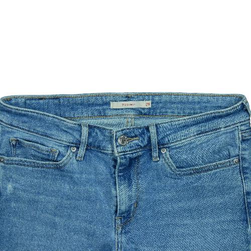 Sportswear - Levi Strauss Jean Levis 711 Taille W29/L30 Femme Bleu clair #QWE3107 - photo 9