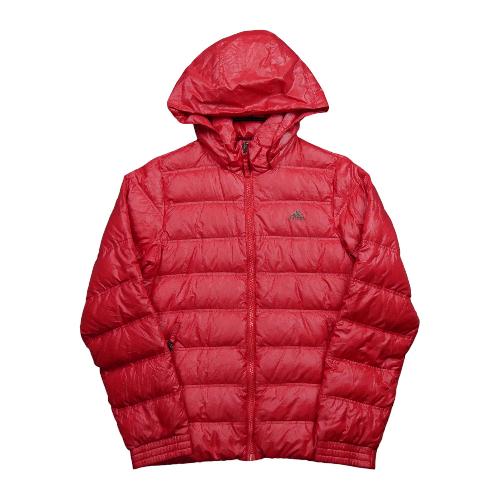Adidas Doudoune à capuche Homme Taille XS Rouge #QWE1526