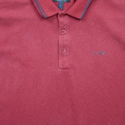 Sportswear - Armani Polo manches courtes Homme Taille S Bordeaux #QWE0012 - photo 9