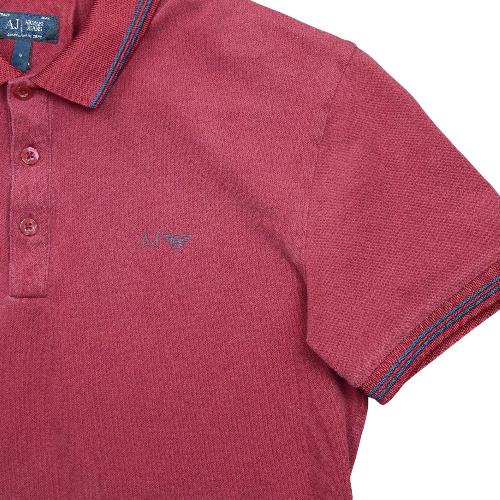 Sportswear - Armani Polo manches courtes Homme Taille S Bordeaux #QWE0012 - photo 9