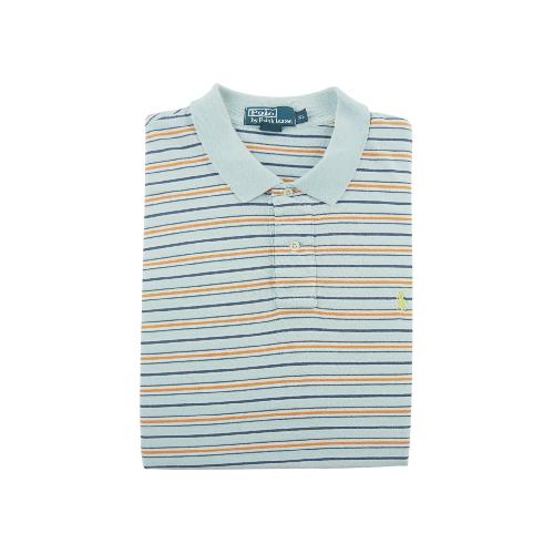 Polo Ralph Lauren Polo manches courtes Classic Fit Mesh Pony Homme Taille XL Bleu clair #QWE1165