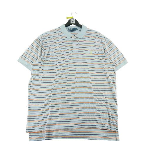 Golf - Polo Ralph Lauren Polo manches courtes Classic Fit Mesh Pony Homme Taille XL Bleu clair #QWE1165 - photo 9