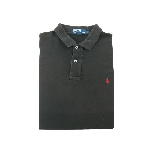 Polo Ralph Lauren Polo manches courtes Classic Fit Mesh Pony Homme Taille L Noir #QWE1497