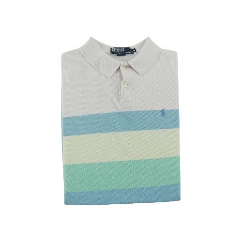 Golf - Polo Ralph Lauren Polo manches courtes Vintage Y2K Made in USA Homme Taille XL Rose #QWE1513 - photo 9