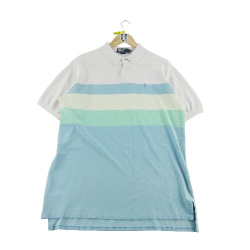 Golf - Polo Ralph Lauren Polo manches courtes Vintage Y2K Made in USA Homme Taille XL Rose #QWE1513 - photo 9