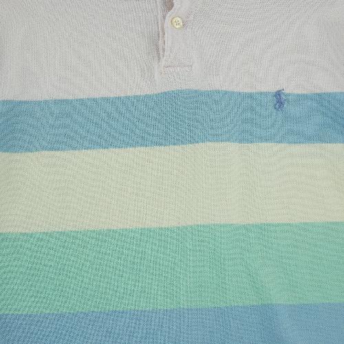 Golf - Polo Ralph Lauren Polo manches courtes Vintage Y2K Made in USA Homme Taille XL Rose #QWE1513 - photo 9
