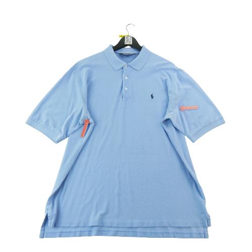 Golf - Polo Ralph Lauren Polo manches courtes Mesh Pony Golf Homme Taille XL Bleu clair #QWE1015 - photo 9