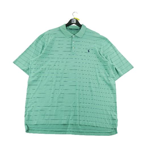 Golf - Polo Ralph Lauren Polo manches courtes Mesh Pony Golf Homme Taille XL Turquoise #QWE1159 - photo 9
