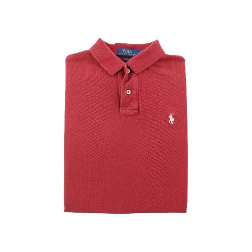 Polo Ralph Lauren Polo manches courtes Classic Fit Mesh Pony Homme Taille M Rouge #QWE1430