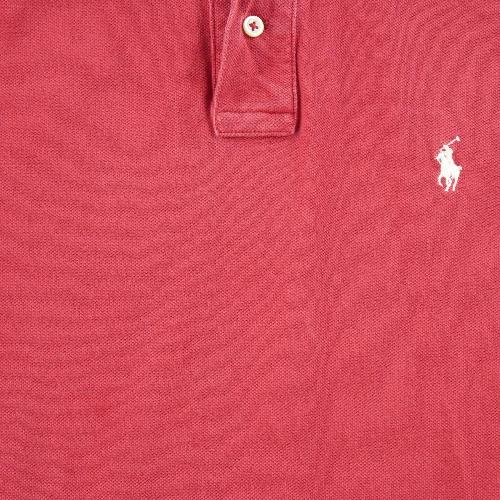 Golf - Polo Ralph Lauren Polo manches courtes Classic Fit Mesh Pony Homme Taille M Rouge #QWE1430 - photo 9
