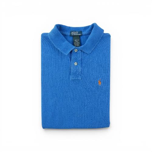 Polo Ralph Lauren Polo manches courtes The Iconic Mesh Homme Taille XS Bleu #QWE0657