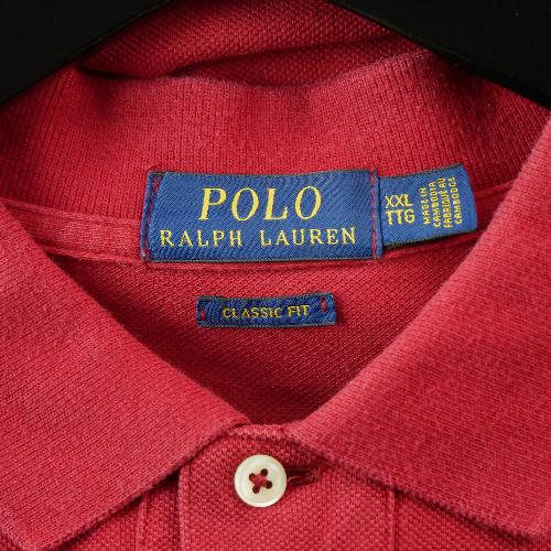 Golf - Polo Ralph Lauren Polo manches courtes Classic Fit Homme Taille 2XL Rouge #QWE1098 - photo 9