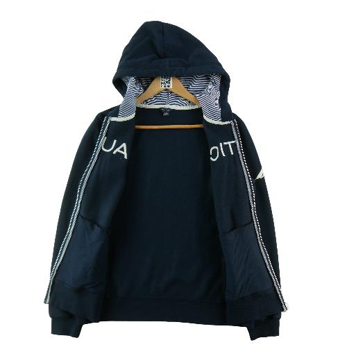 Fitness / Cardio training - Nautica Sweat à capuche Full-Zip Signature Logo Marinière Femme Taille L Marine #QWE3891 - photo 7