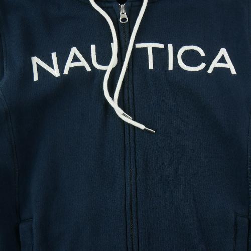 Fitness / Cardio training - Nautica Sweat à capuche Full-Zip Signature Logo Marinière Femme Taille L Marine #QWE3891 - photo 7