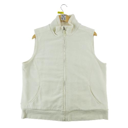 L.L.Bean Veste polaire Vintage Y2K Femme Taille XL Beige #QWE1493