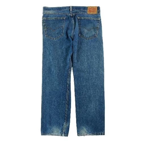 Levi Strauss Jean Levis 505 Regular Fit Taille W36/L30 Homme Bleu #QWE0016