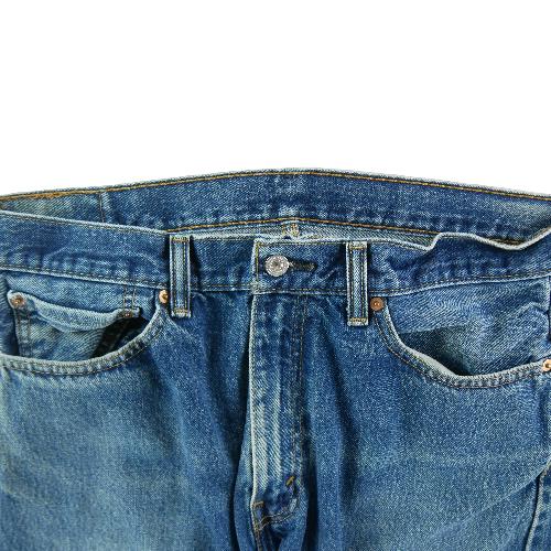 Sportswear - Levi Strauss Jean Levis 505 Regular Fit Taille W36/L30 Homme Bleu #QWE0016 - photo 9