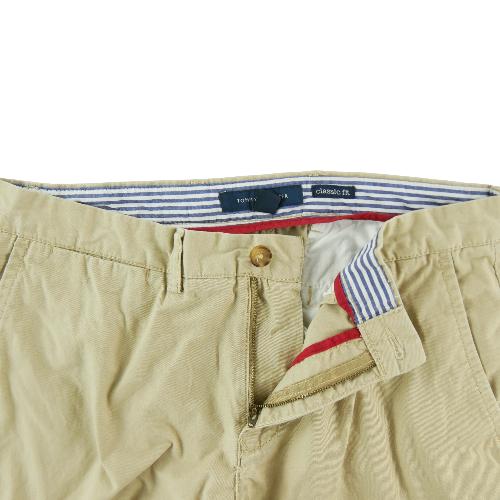 Golf - Tommy Hilfiger Pantalon chino Classic Fit Taille W34/L34 Homme Beige #QWE3118 - photo 9