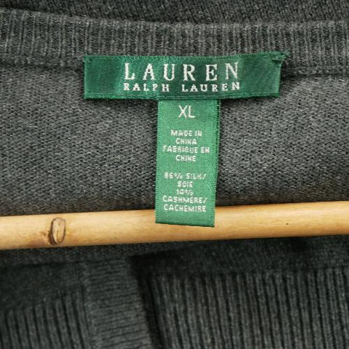 Sportswear - Lauren Ralph Lauren Gilet cardigan Femme Taille XL Gris #QWE3918 - photo 6
