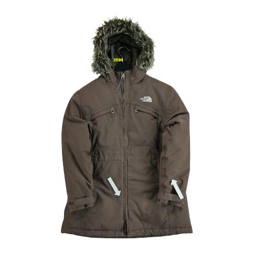 Randonnée / Trek - The North Face Parka HyVent TNF Fille Taille 10/12 ans Marron #QWE1345 - photo 9