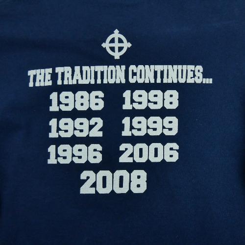 Football Américain - NFL T-shirt manches courtes NCAA Notre Dame Fighting Irish Homme Taille S Marine #QWE0235 - photo 6