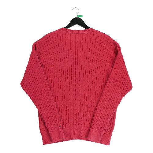 Golf - Tommy Hilfiger Pull en maille torsadée Homme Taille XL Rouge #QWE0229 - photo 7