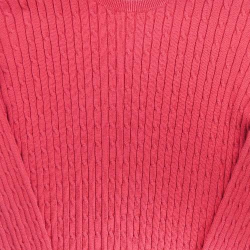Golf - Tommy Hilfiger Pull en maille torsadée Homme Taille XL Rouge #QWE0229 - photo 7
